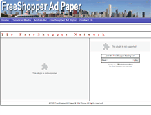 Tablet Screenshot of freeshopper.com
